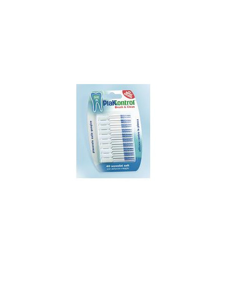 Plakkontrol brush&clean 40pz