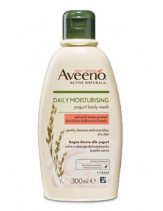 Aveeno bagno doccia albicocca&miele 300ml