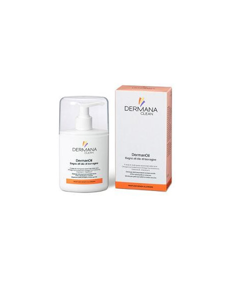 Dermanoil bagno detergente olio di borragine 200ml