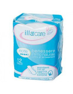 Illa care assorbente notte 12p
