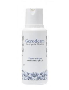Geroderm detergente liquido viso corpo ph 4,5 200ml