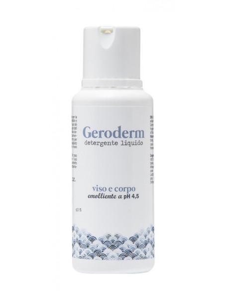Geroderm detergente liquido viso corpo ph 4,5 200ml