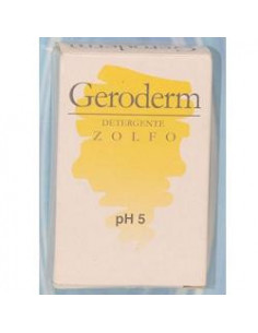 Geroderm sapone viso pelle grassa con zolfo ph5 100g