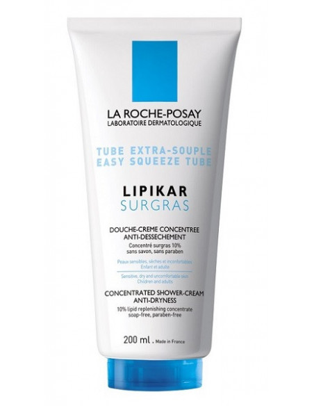 La roche-posay lipikar surgras doccia-crema idratante 200ml