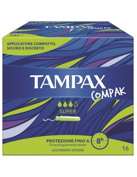 Tampax compak super 16pz