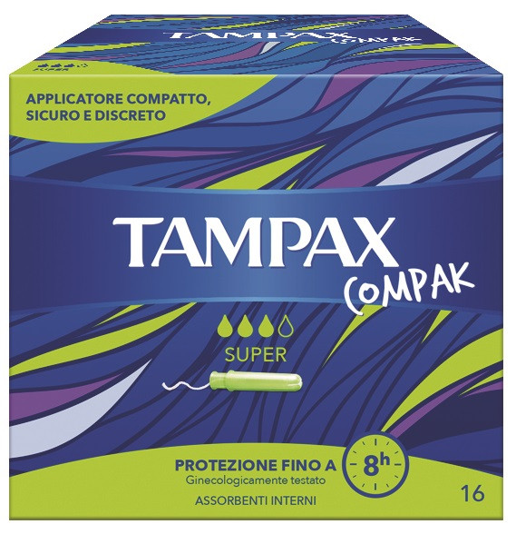 Tampax compak super 16pz