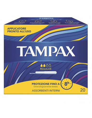Tampax blue box regular 20pz