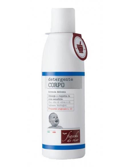 Detergente corpo fiocchi di riso