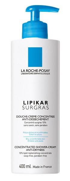 La roche-posay lipikar surgras doccia crema detergente 400ml