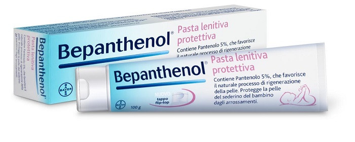 Bepanthenol pasta lenitiva protettiva per cambio pannolino 100g
