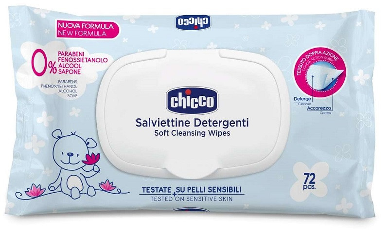 Image of Chicco salviettine detergenti 72 pezzi cod085