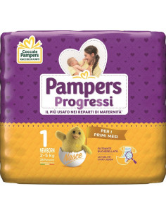 Pampers progressi newborn 28 pezzi