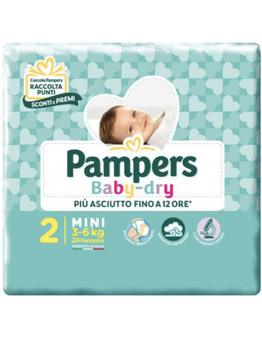 PAMPERS BD DOWNCOUNT MINI 24PZ