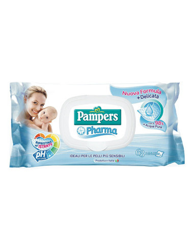 Pampers pharma salviettine detergenti 63 pezzi