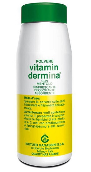 Vitamin dermina polvere con mentolo 100g