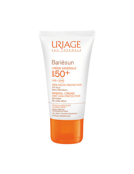 Uriage bariesun spf50+creme minerale pelli sensibili 100ml