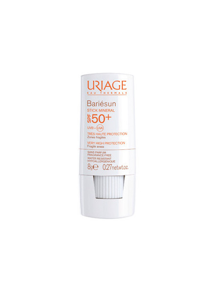 Uriage bariesun spf50+ stick mineral zone sensibili 8g