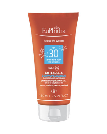 Image of Euphidra kaleido uv system latte dermopediatrico spf 30 150 ml cod085