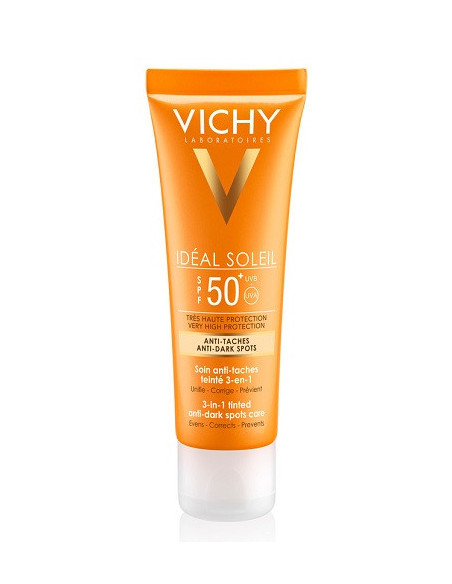 Vichy ideal soleil viso anti-macchie spf50+ 50ml