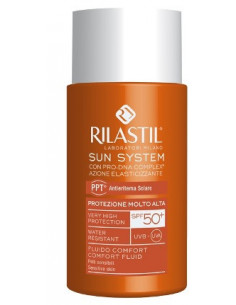 Rilastil sun system fluido protezione solare spf50+ 50ml