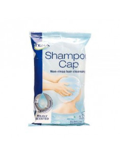 Tena shampoo cap cuffia umidificata