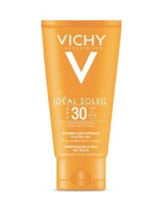 Crema viso ideal soleil dry touch 30 spf