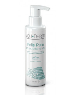 You derm pelle pura gel detergente viso 50ml