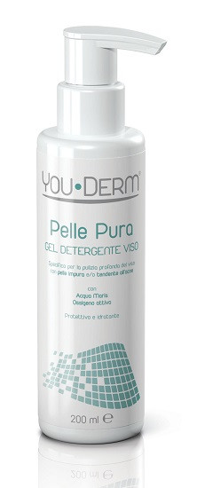 You derm pelle pura gel detergente viso 50ml