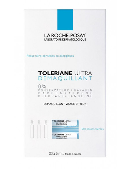 La roche-posay toleriane ultra struccanti occhi 30x5ml