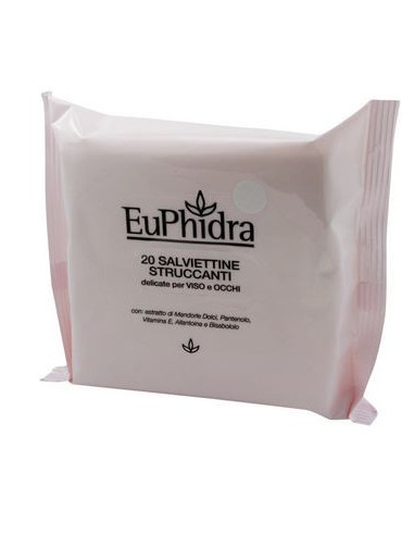 Euphidra salviettine struccanti 20 pezzi