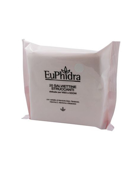 Euphidra salviettine struccanti 20 pezzi