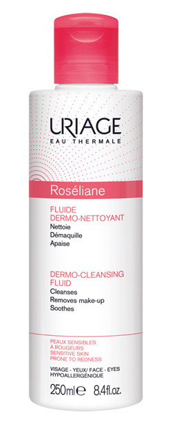 Uriage roseliane fluido dermo-detergente viso 250ml