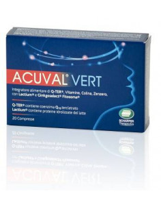 Acuval vert 20 compresse 1,2g