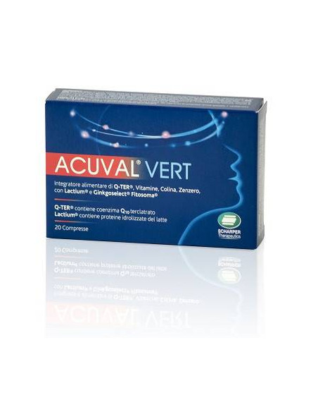Acuval vert 20 compresse 1,2g