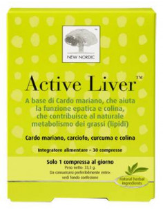 Active liver 30 compresse - NEW NORDIC | Clubfarma