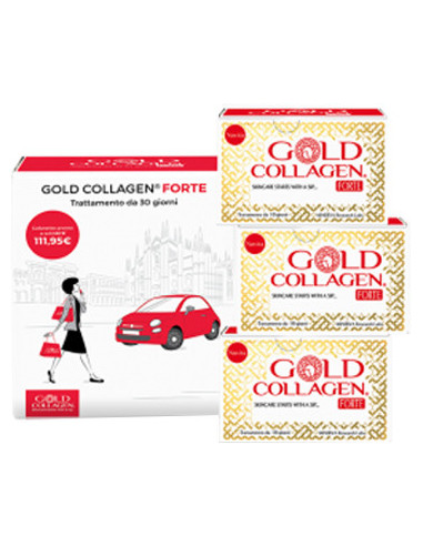 Gold collagen forte mensile 30 flaconi
