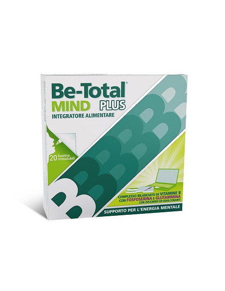 Be-total mind plus integratore energetico 20 bustine
