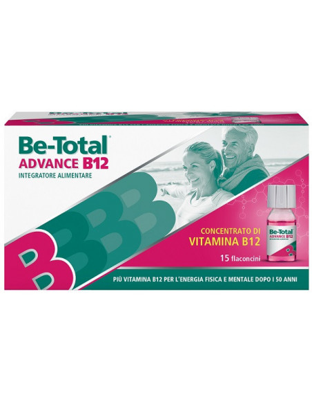 Be-total advance b12 integratore energetico 15 flaconi