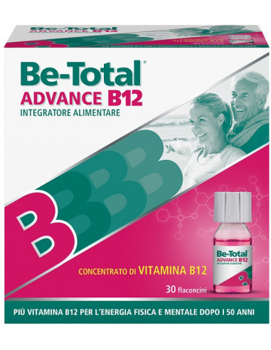 BE-TOTAL ADVANCE B12 INTEGRATORE ENERGETICO 30 FLACONI
