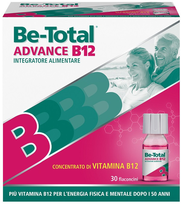 Be-total advance b12 integratore energetico 30 flaconi