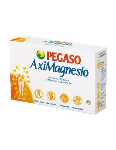 Pegaso aximagnesio integratore magnesio vitamina b 40 compresse