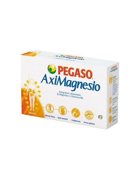 Pegaso aximagnesio integratore magnesio vitamina b 40 compresse
