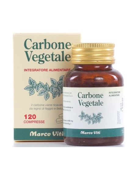 Marco viti carbone vegetale digestivo intestinale 40 compresse