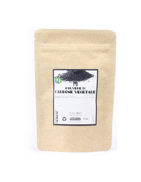 Carbone vegetale polvere 100g