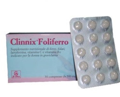 Image of Clinnix foliferro 30cpr cod085