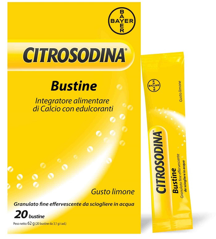 Citrosodina integratore alimentare e digestivo 20 bustine effervescenti