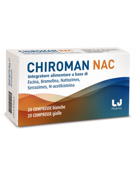 Chiroman nac 20 compresse bi piu 20 compresse gi