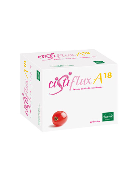 Cistiflux a18 integratore vie urinarie 28 bustine