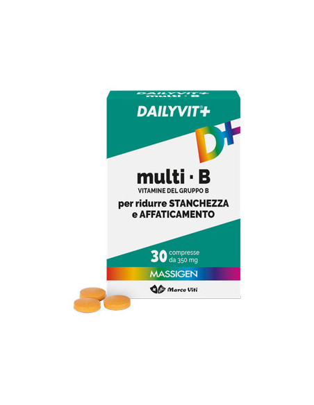 Massigen dailyvit+ multi b 30compresse vitamine del gruppo b