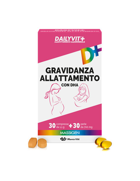 Dailyvit + gravidanza e allattamento 30perle + 30compresse